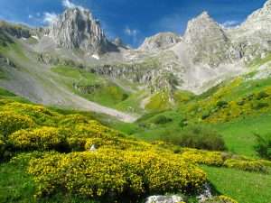 Vertiente septentrional del macizo del Mampodre en Maraña
