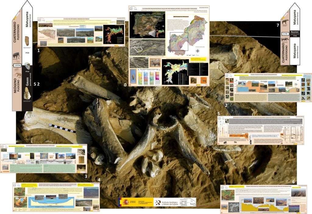 Estación paleontológica Valle del río Fardes 7 Ruta geológica Estación Paleontológica Valle del río Fardes en Fonelas