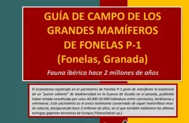 Estación paleontológica Valle del río Fardes 3 Guía de campo de los grandes mamíferos de Foneas P-1 (Fonelas, Granada). Fauna Ibérica hace 2 millones de años.