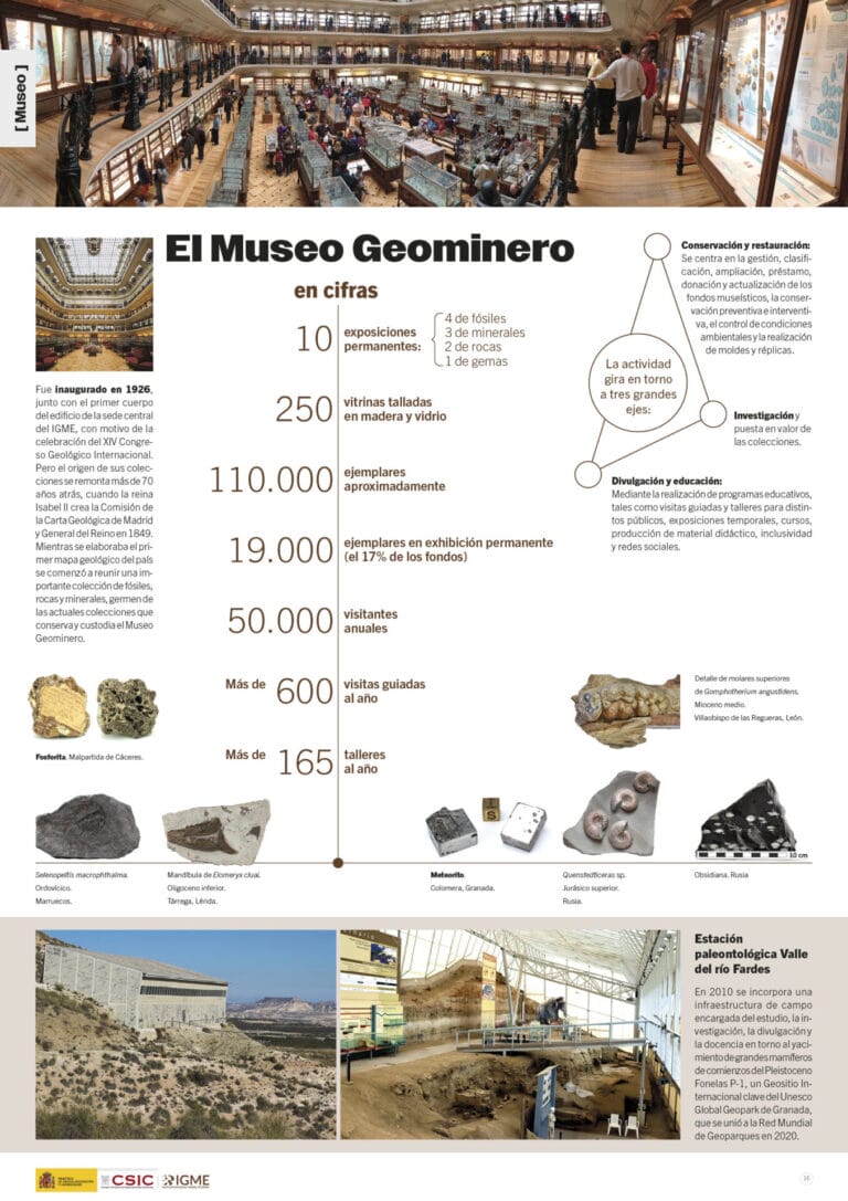 Panel 17 de la exposición virtual sobre "Geología y minería para la habitabilidad del planeta"