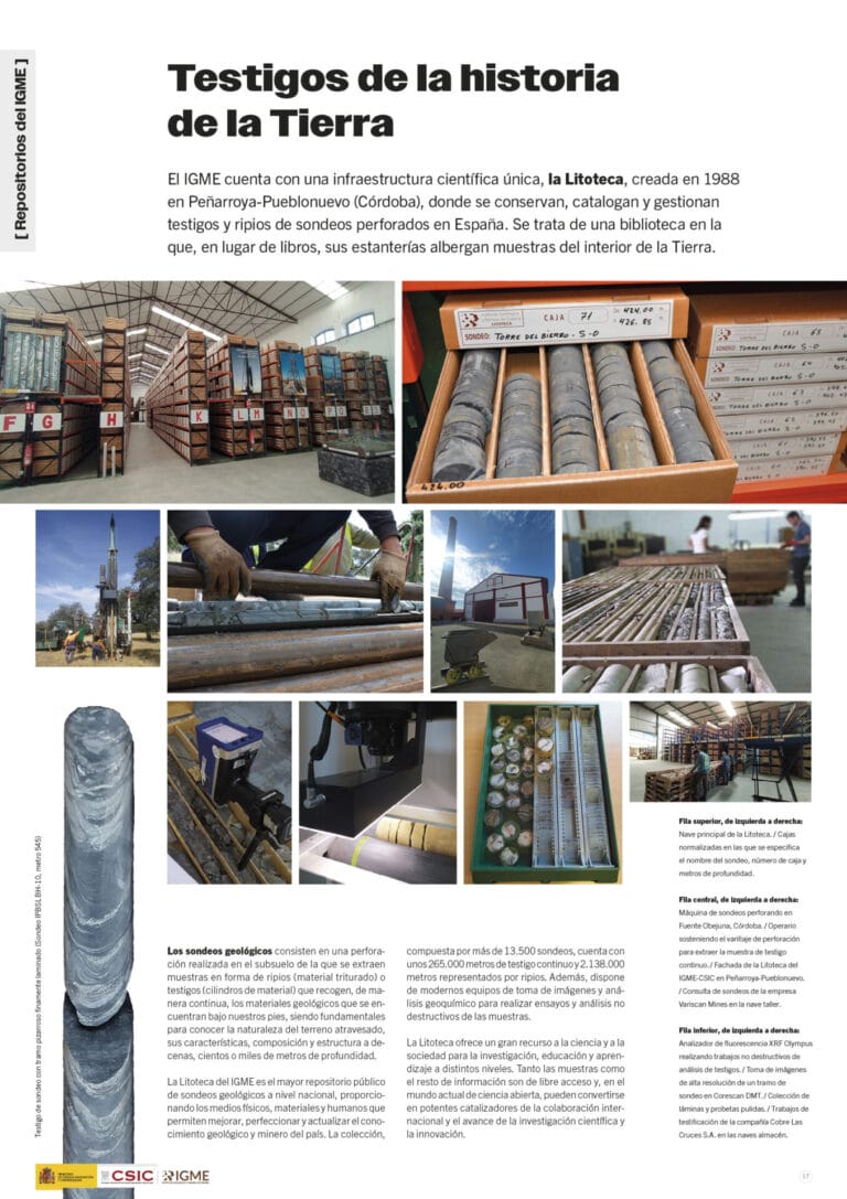 Panel 18 de la exposición virtual sobre "Geología y minería para la habitabilidad del planeta"