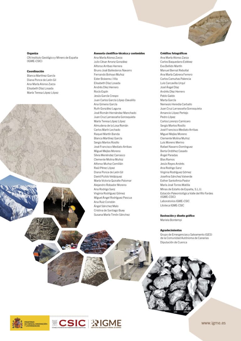 Panel 19 de la exposición virtual sobre "Geología y minería para la habitabilidad del planeta"