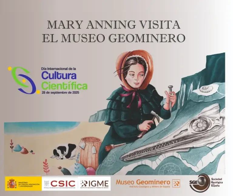 Mary Anning visita el Museo Geominero