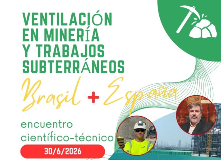 Invitación al Encuentro Científico-Técnico Brasil–España: Ventilación en minería y trabajos subterráneos (IGME, CSIC-UFOP)